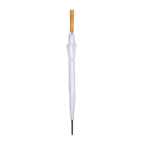 Parapluie golf automatique avec poignée en bois - 4