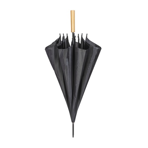 Parapluie golf automatique avec poignée en bois - 3