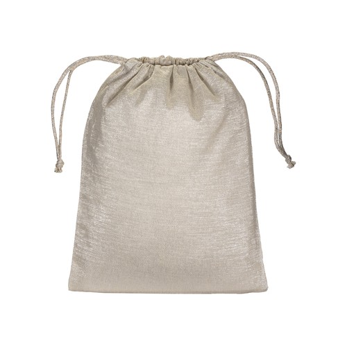 Pochon en polycoton brillant 90 g/m2 avec fermeture à cordons - 2