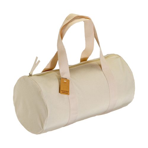 Sac de sport/de voyage en coton recyclé 280 g/m2 - 1