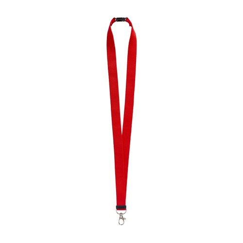Lanyard en polyester recyclé  R-PET avec mousqueton et fermeture de sécurité - 2