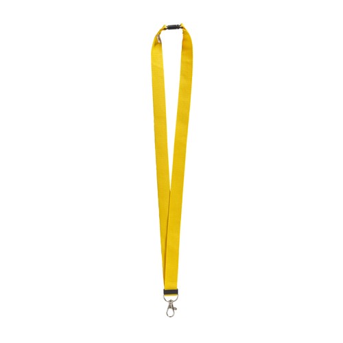 Lanyard en polyester recyclé  R-PET avec mousqueton et fermeture de sécurité - 2