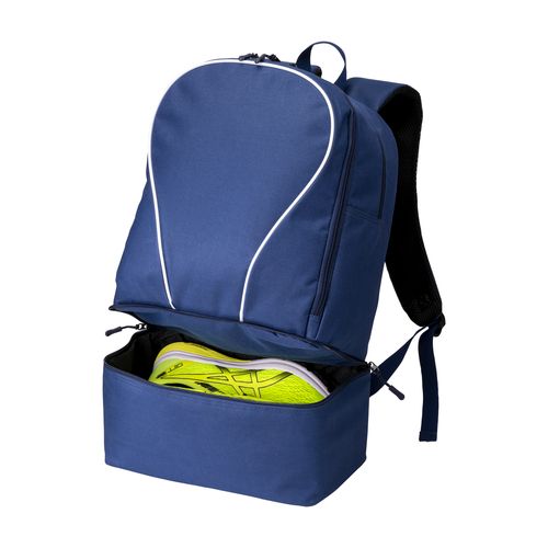 Sac à dos de sport en polyester 600D, compartiment à chaussures rembourré. - 4