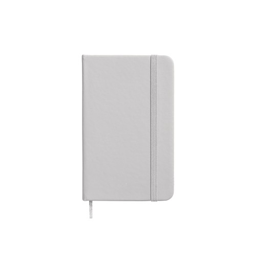 Carnet avec couverture en PU recyclé avec feuilles lignées (80 pag.) - 1