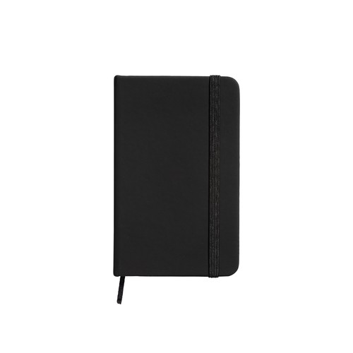 Carnet avec couverture en PU recyclé avec feuilles lignées (80 pag.) - 1