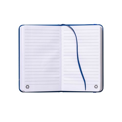Carnet avec couverture en PU recyclé avec feuilles lignées (80 pag.) - 2