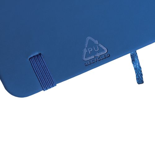 Carnet avec couverture en PU recyclé avec feuilles lignées (80 pag.) - 3