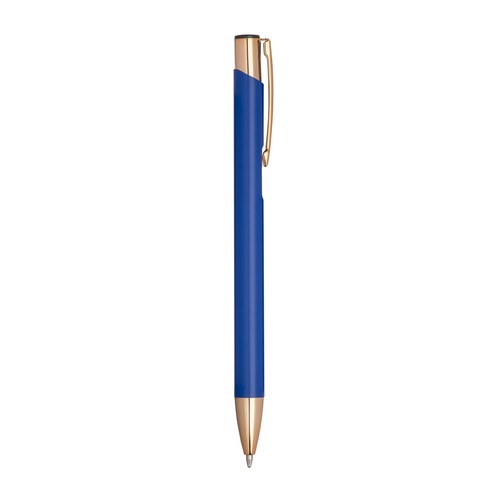 Stylo à bille en aluminium avec détails métalliques de couleur or rose - 2