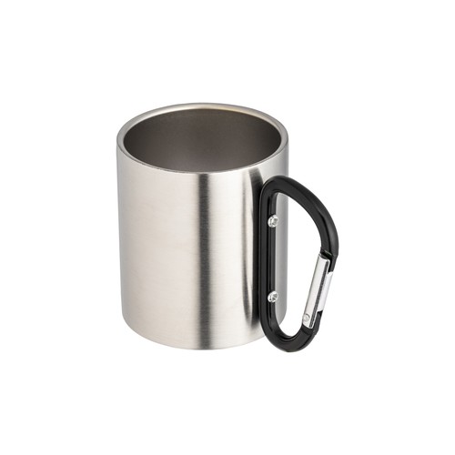 Tasse en acier avec poignée à mousqueton en aluminium, 200 ml - 2
