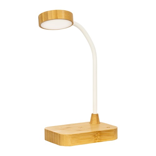 Lampe multifonctionnelle en bambou avec chargeur sans fil 15W - 11