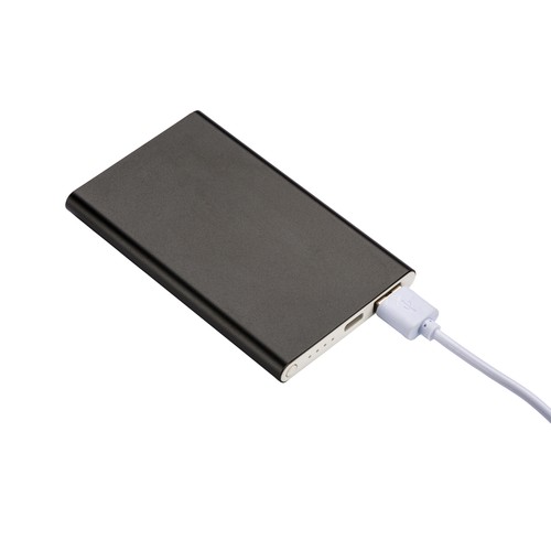 Power bank en aluminium 4000mAh. Max Output 5V-1000mA-Input 5V-1000mA - 3