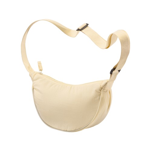 Sac en nylon personnalisé avec bandoulière réglable, fermeture éclair