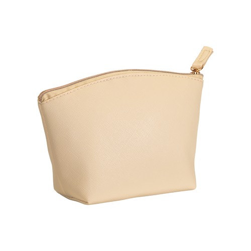 Trousse de beauté polyvalente en PU grain fin saffiano - 1