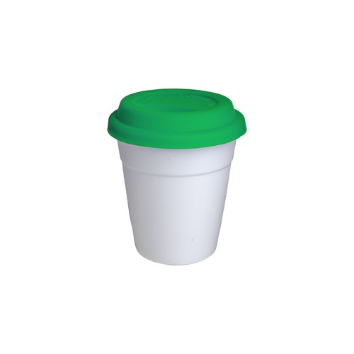 Tasse réutilisable en PP avec bouchon en silicone - 1