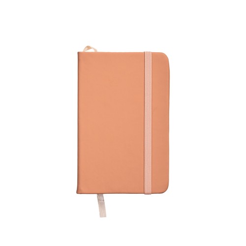 Cahier avec couverture en PU aux couleurs pastel et fermeture élastique personnalisée