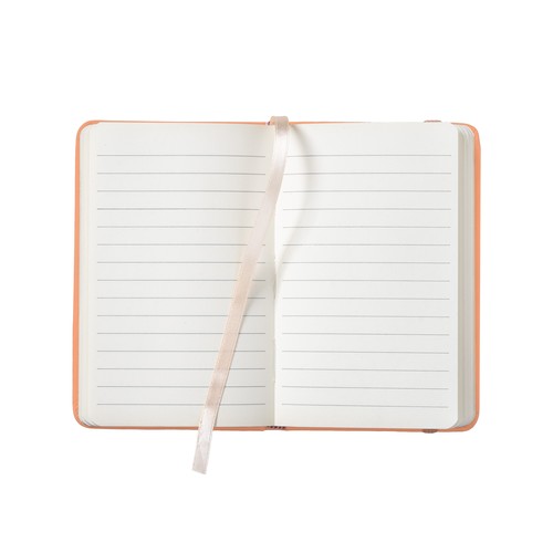 Cahier avec couverture en PU aux couleurs pastel et fermeture élastique - 2