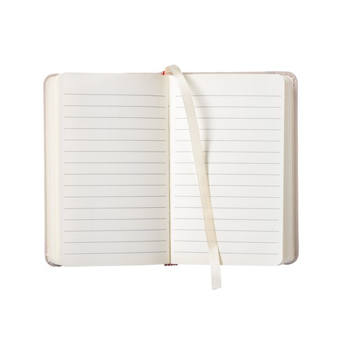 Cahier avec couverture en PU aux couleurs pastel et fermeture élastique - 2