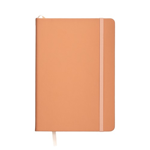 Cahier avec couverture en PU aux couleurs pastel et fermeture élastique - 1