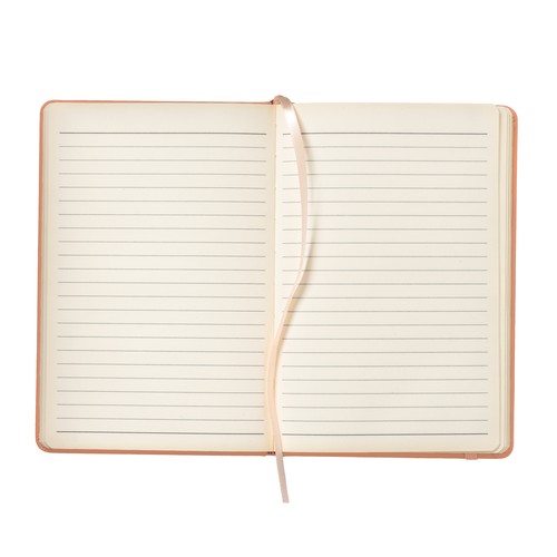 Cahier avec couverture en PU aux couleurs pastel et fermeture élastique - 2