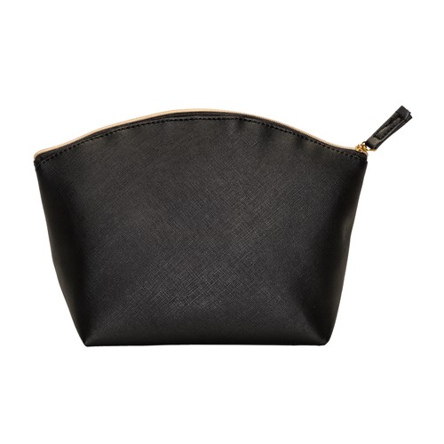 Trousse de beauté polyvalente en PU grain fin saffiano - 2