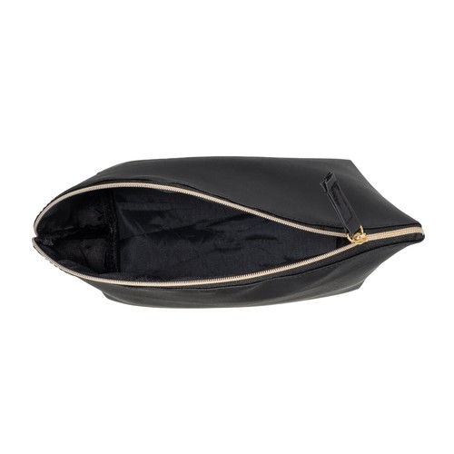 Trousse de beauté polyvalente en PU grain fin saffiano - 3
