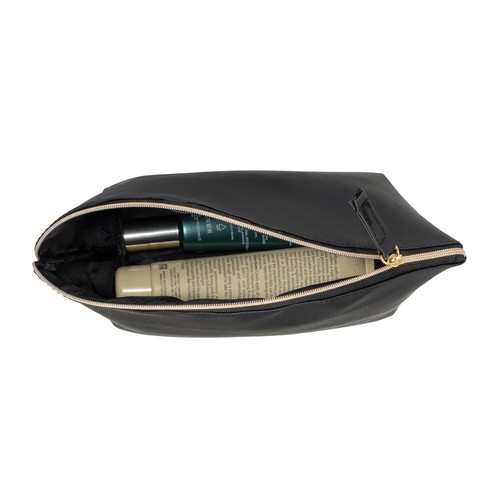 Trousse de beauté polyvalente en PU grain fin saffiano - 5