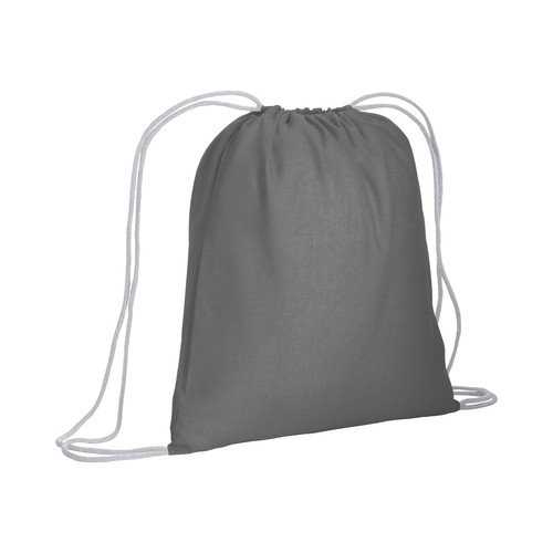 Sac à dos en coton personnalisé 120 g/m2, avec fermeture à étranglement. Il est certifié OEKO-TEX®.