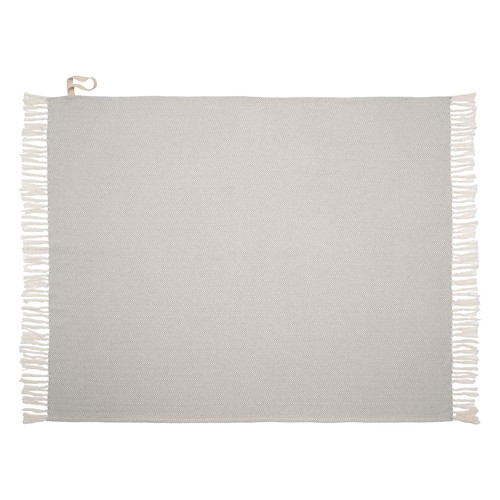 Couverture à franges fabriquée à partir de matériaux 100 % recyclés - 2