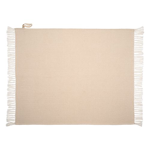 Couverture à franges fabriquée à partir de matériaux 100 % recyclés - 2