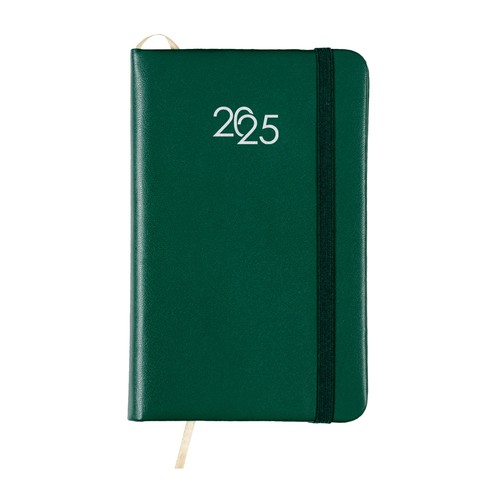 Agenda hebdomadaire 2025 personnalisé avec couverture en PU et bande élastique