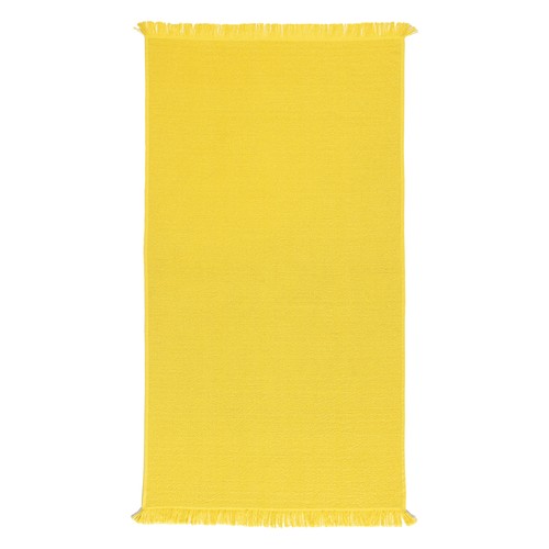 Serviette de plage/Fouta frangée en coton recyclé - 2