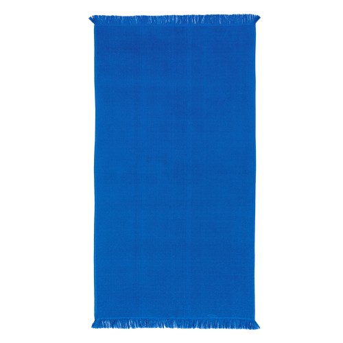 Serviette de plage/Fouta frangée en coton recyclé - 5