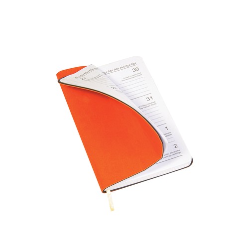 Agenda de poche hebdomadaire 2025 avec couverture souple en PU - 2