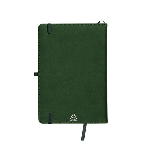 Agenda journalier 2025 avec couverture en PU recyclé avec surpiqûres et porte-stylo - 2