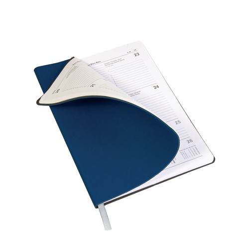 Agenda journalier 2025 avec couverture souple en PU - 2