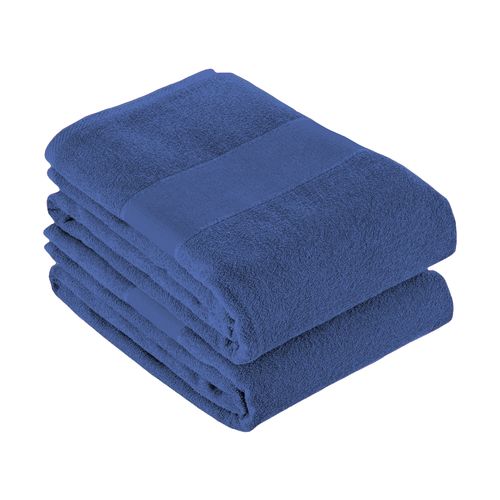 Serviette en éponge de coton avec bande imprimable - 1