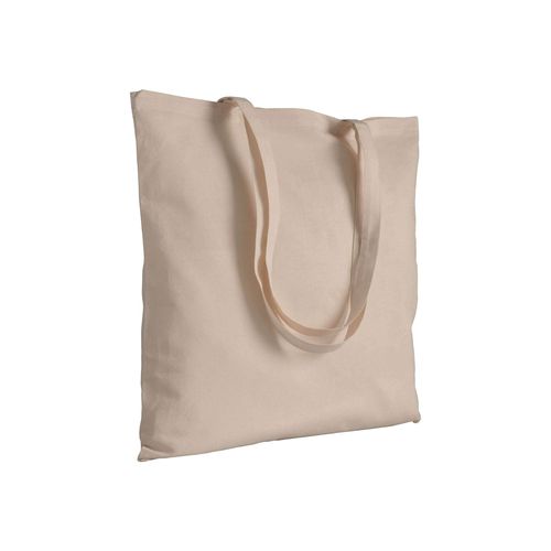 Sac shopping en coton 180 g/m2 avec anses longues - 1