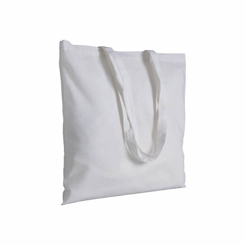 Sac shopping en coton 180 g/m2 avec anses longues - 1
