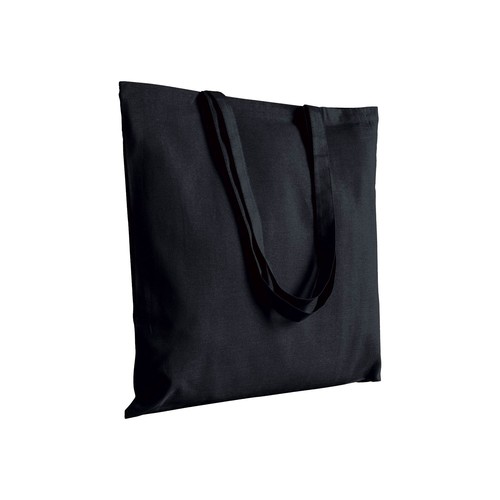 Sac shopping en coton 180 g/m2 avec anses longues - 1