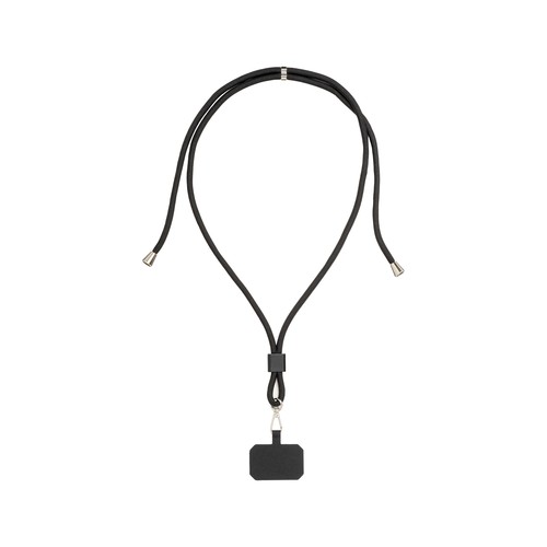 Lanière en polyester pour téléphone portable avec étiquette à personnaliser - 2