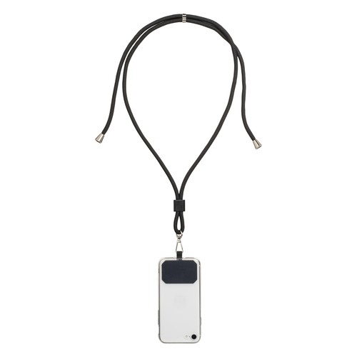 Lanière en polyester pour téléphone portable avec étiquette à personnaliser - 3
