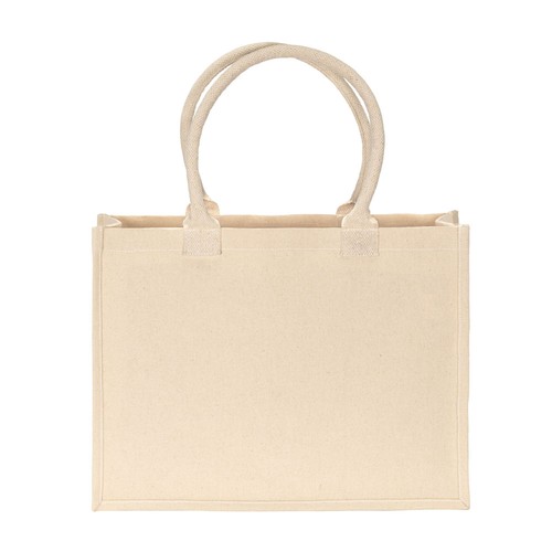 Sac de shopping en coton recyclé laminé de 300 g/m2 - 2