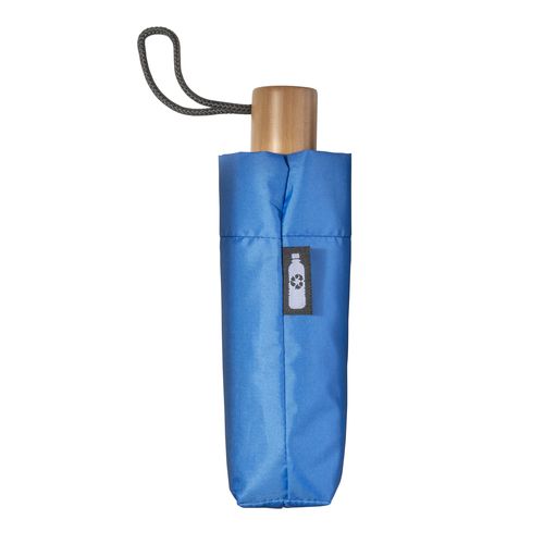 Mini parapluie en R-PET avec manche en bois - 5