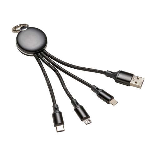 Set de câbles Micro USB, lighthing, type C avec LED - 1