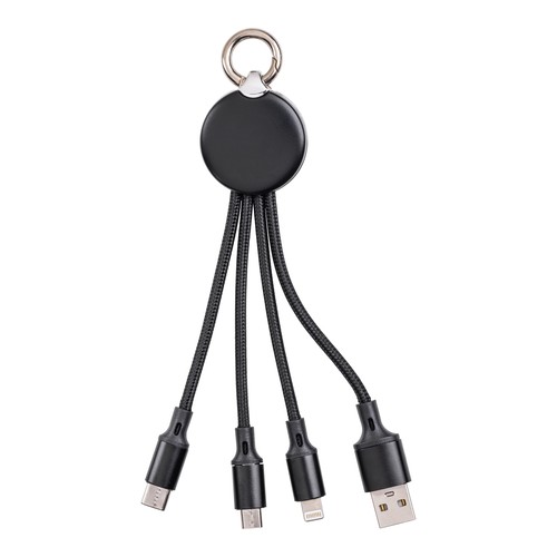 Set de câbles Micro USB, lighthing, type C avec LED - 2