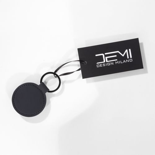 Porte-clés rond en PU souple. Avec anneau en métal - 3