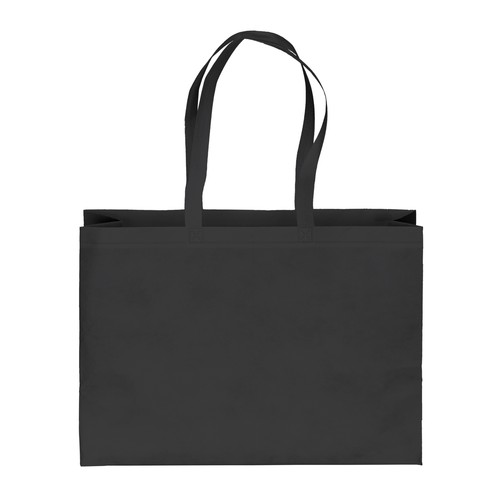 Sac de shopping en PET recyclé de 100 g/m2 (TNT R-PET) thermosoudé - 2