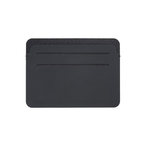 Anti-RFID card holder made of soft PU. With six card compartments and RFID logo Anti-RFID card holder made of soft PU. With six card compartments and RFID logo