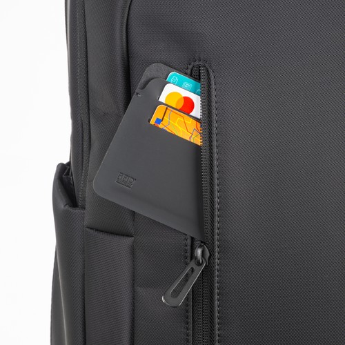 Porte-cartes RFID en PU souple. Avec six compartiments pour cartes et logo RFID - 6