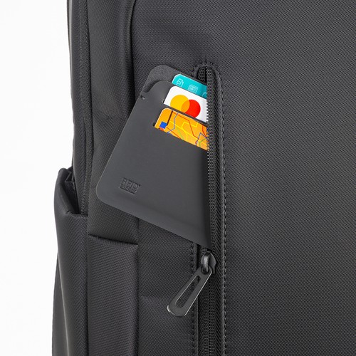 Porte-cartes RFID en PU souple. Avec six compartiments pour cartes et logo RFID - 6